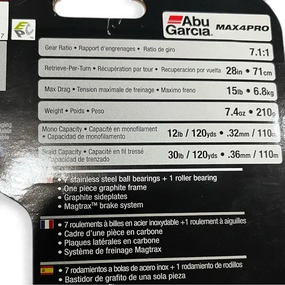 Abu Garcia Max Pro Fishing Reel - Picture 4 of 4